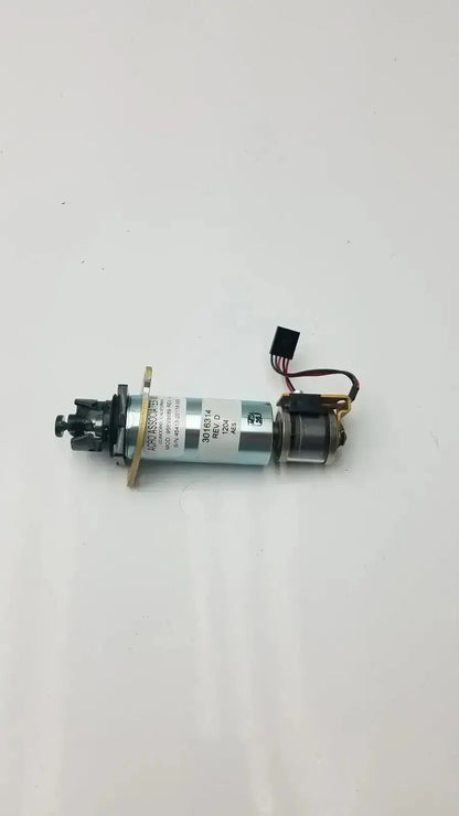 Silver cylindrical electric motor with black wiring and connector for acro associates 955v8669 rev a valve
