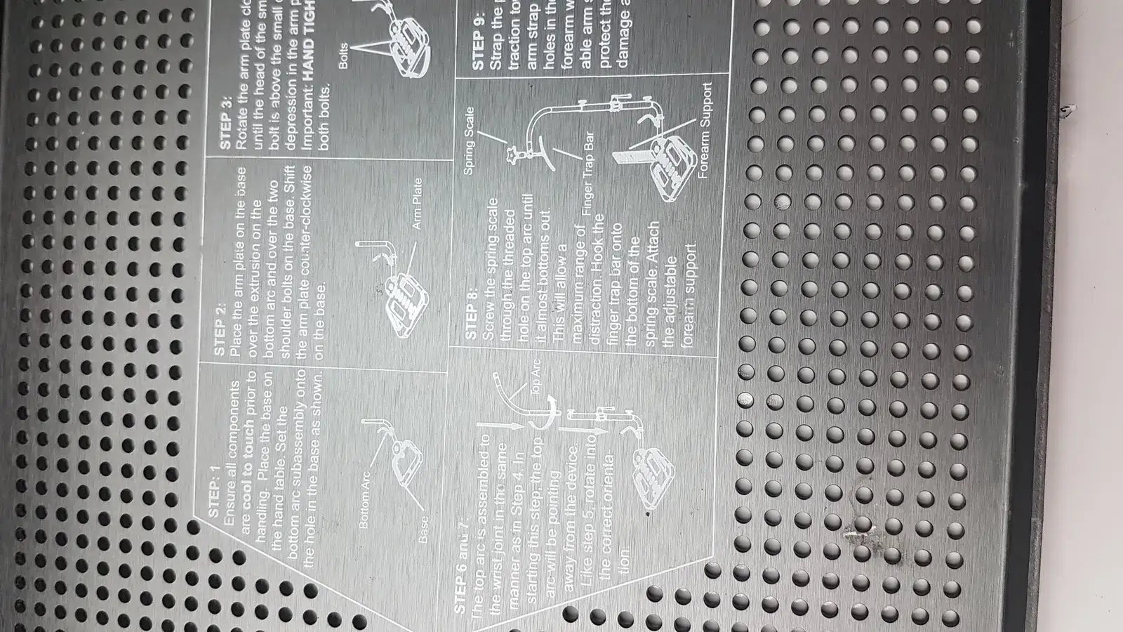 Acumed Arc Wrist Tower Tray 2 Of - Orthopedic Instrument