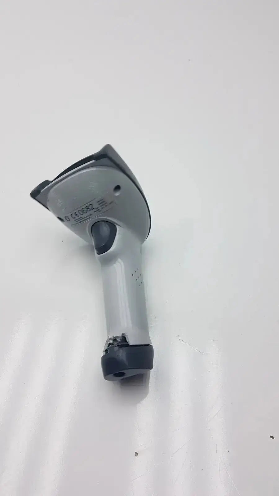 Gray and black adaptis handheld hd5mx2702 bluetooth bar code scanner with sleek ergonomic design for easy use
