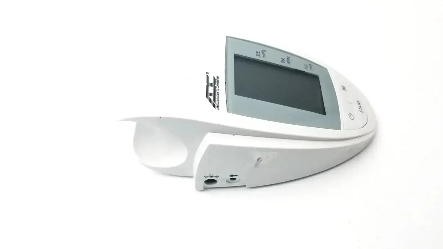 White plastic adc advantage 6013 digital blood pressure monitor with digital display and control buttons untested model 6013