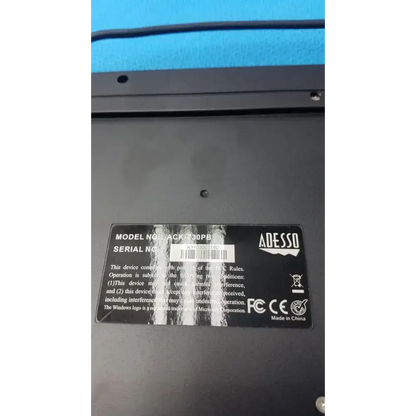 Adesso Model No ACK-730PB Rackmount Touchpad Keyboard