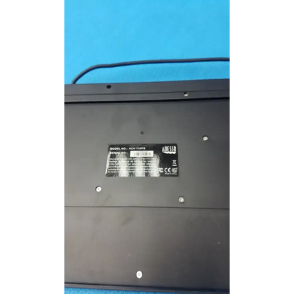 Adesso Model No ACK-730PB Rackmount Touchpad Keyboard