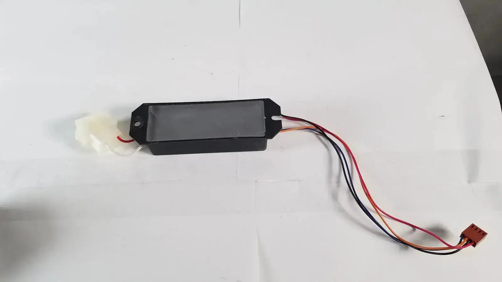 Black rectangular matte light power supply with three colored wires for advanced sterilization products asp-uv-999