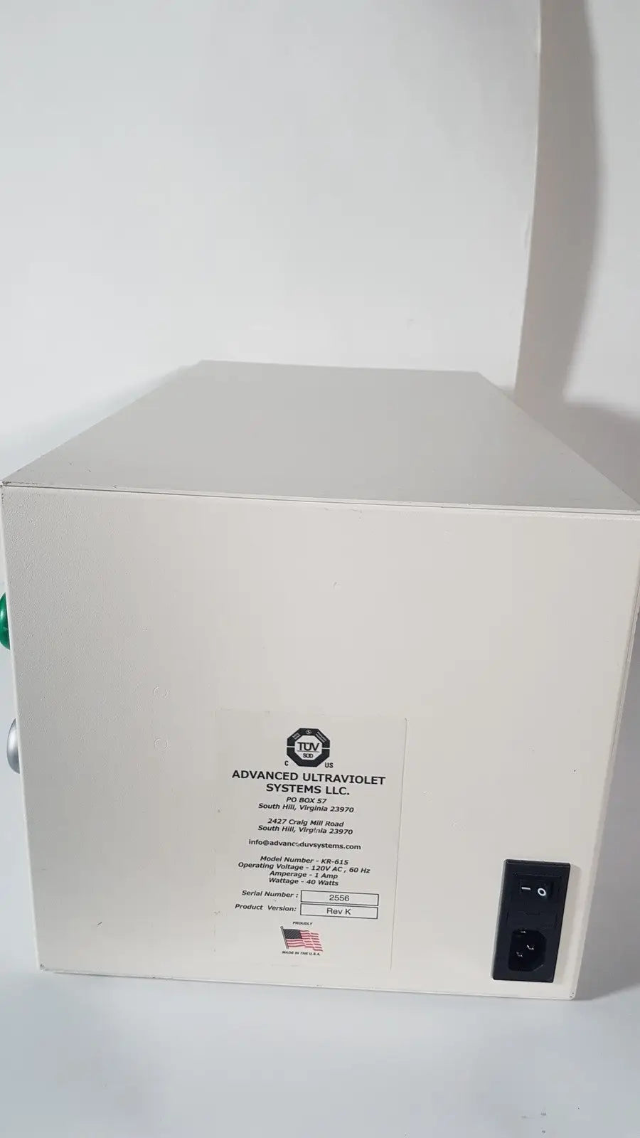 Advanced Ultra Violet Deep Disinfection System KR-615 40 Watts - UV