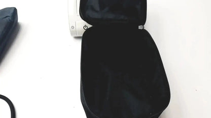 Black fabric pouch with zipper closure and rounded edges for adc advantage digital bp monitor 6021 storage
