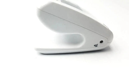 White plastic stapler with sleek modern design shown alongside adc advantage digital bp monitor used medical equipment for sale
