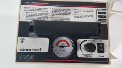 Aeros Care-E-Vac II Portable Suctiion Unit - Suction