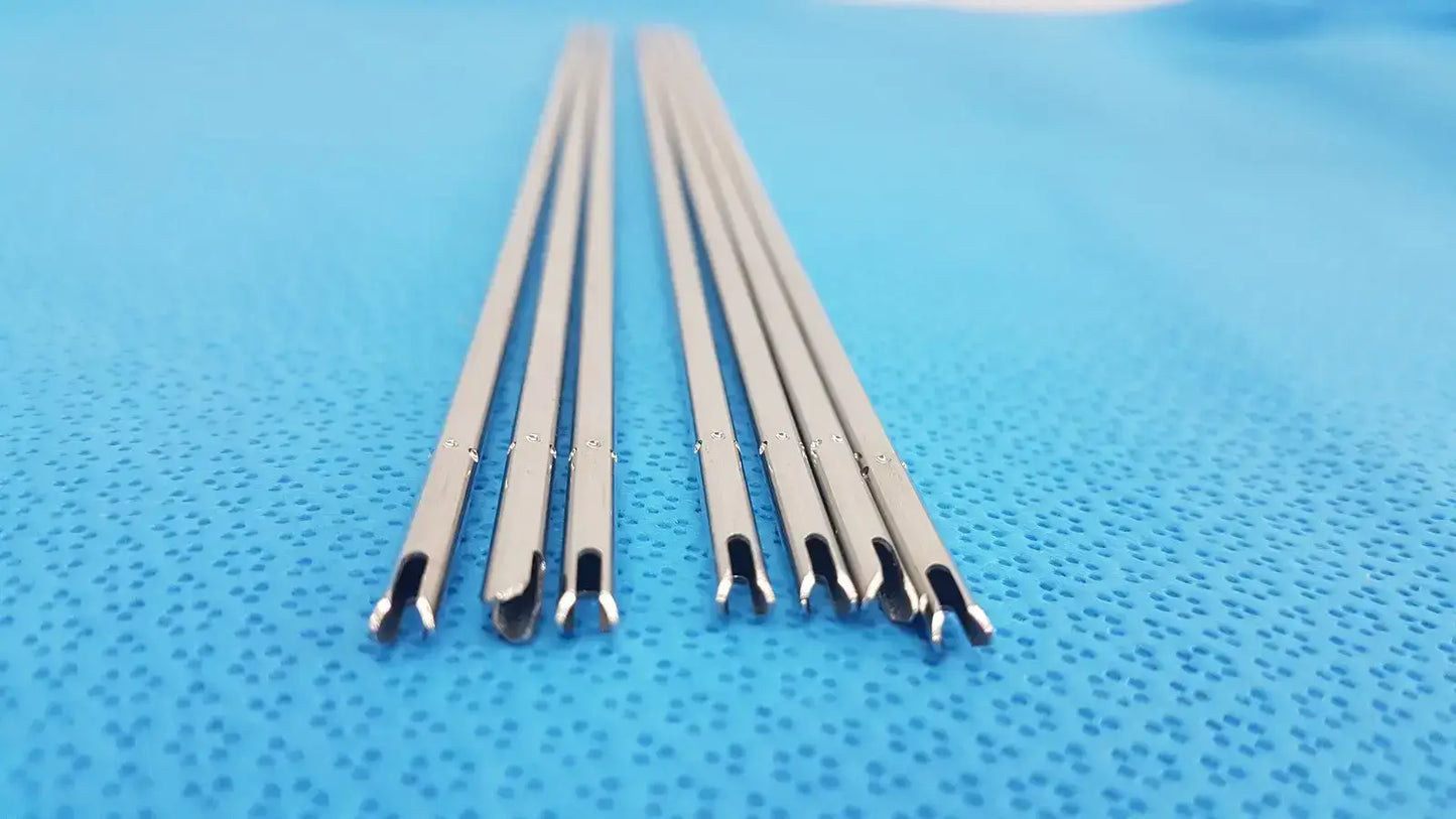 Aesculap Laparoscopic Metal Inner Tube - Model PM600201 Lot of 7 - Instrument Part