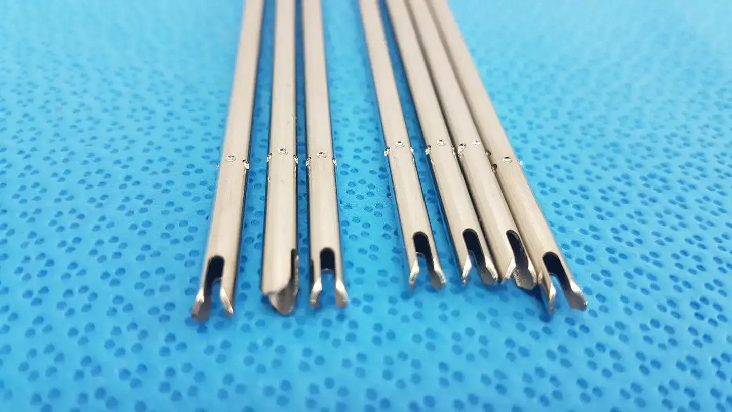 Aesculap Laparoscopic Metal Inner Tube - Model PM600201 Lot of 7 - Instrument Part