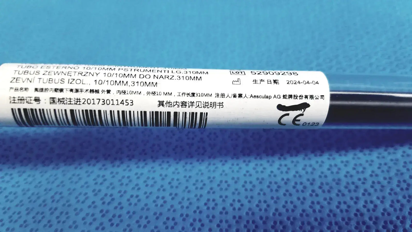 Aesculap Surgical Laparoscopiic 10mm 30cm Outer Shaft Ref PM974R - Instrument Part
