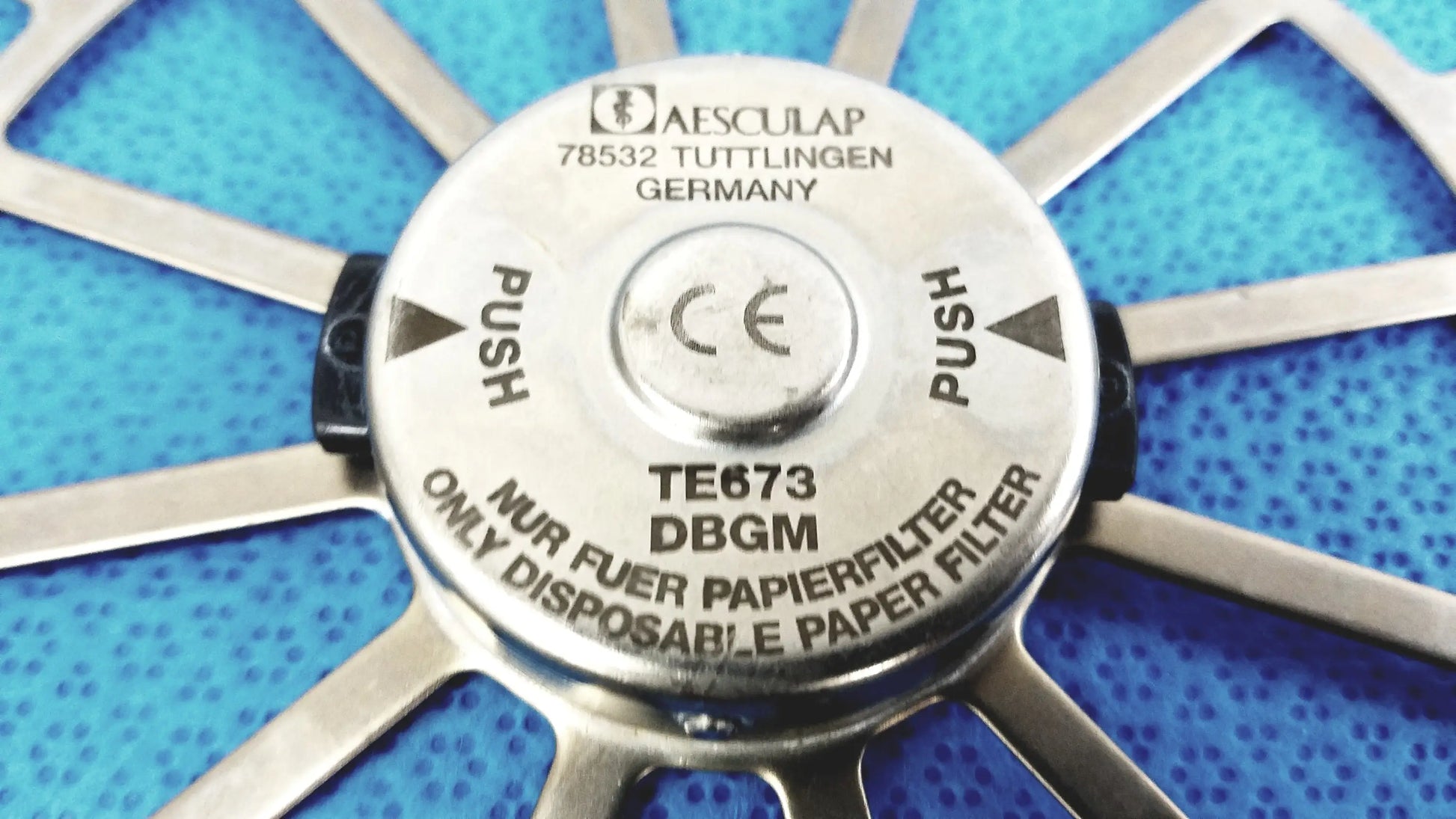 Aesculap TE673 DBGM Paper Filter Retention Plates