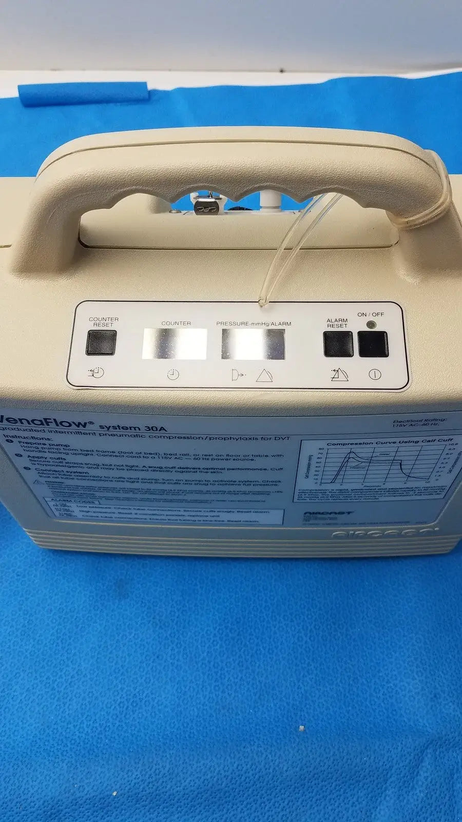 Aircast VenaFlow System 30A Compression Device – DVT Clot Prevention (Tested) - Intermittent Pneumatic