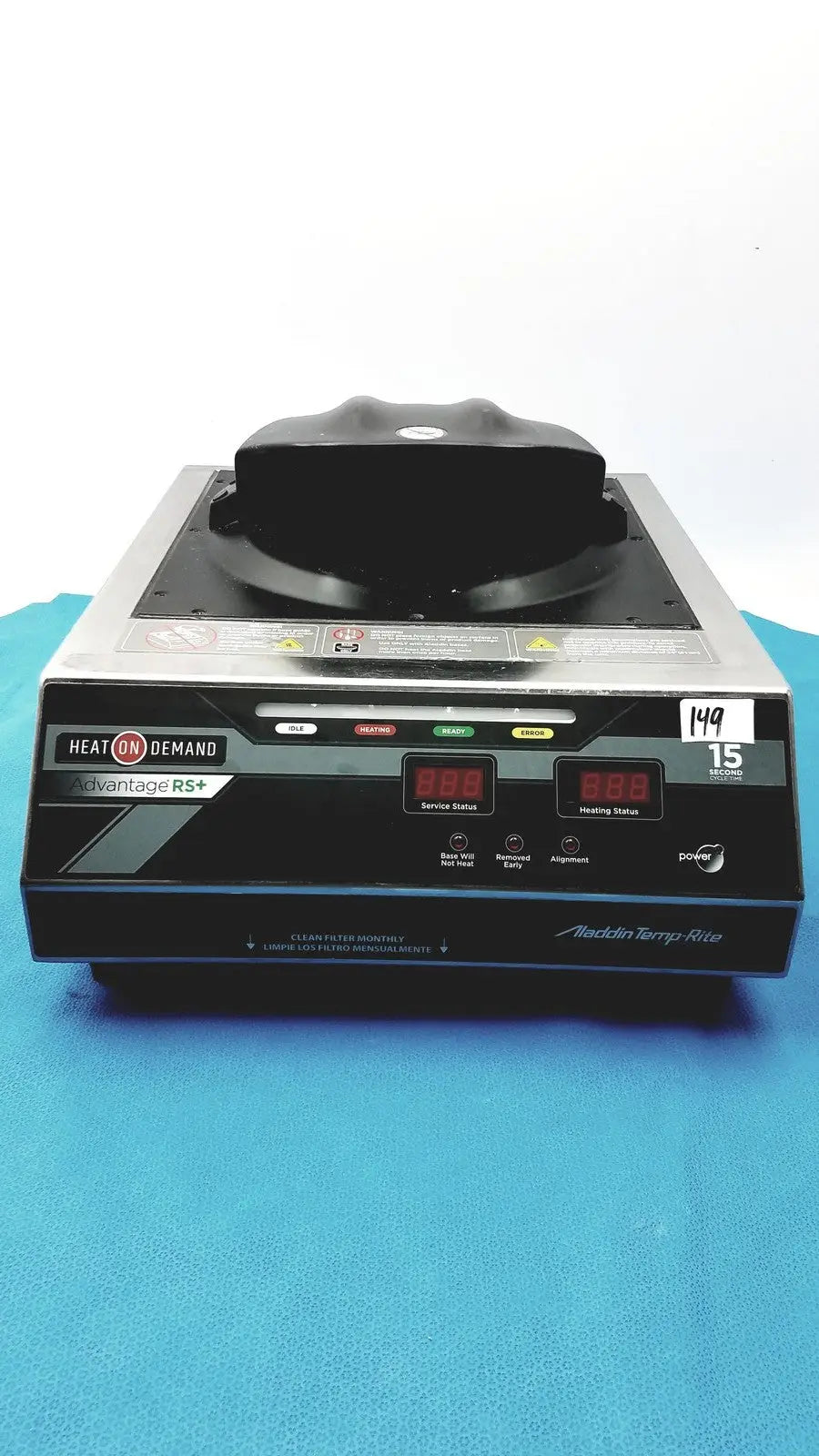 Aladdin Temp-Rite Heat On Demand Advantage RS+ Plate Heater