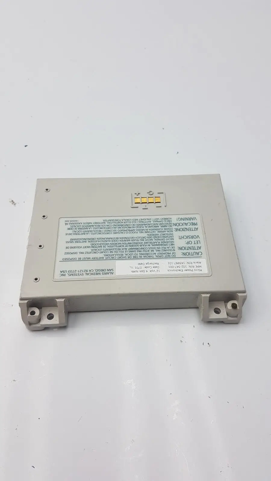 Alaris Medical 145997-101 Micro Power Electronics 102-547-001 - Battery