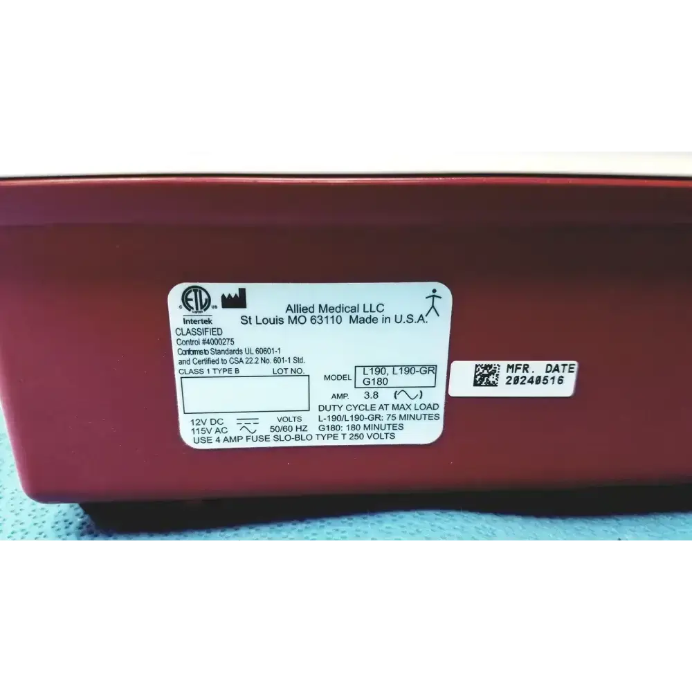 Allied G180 Pump – Preowned Untested for Clinical Use - Medical