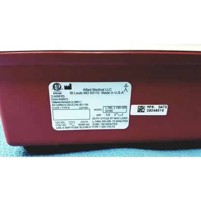Allied G180 Pump – Preowned Untested for Clinical Use - Medical