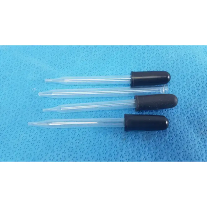 Amber Glass Bottle and Clear with 3 Dropper - Laboratory Bottles