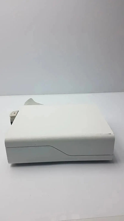 White rectangular scanner with sleek plastic casing in the ambu abox duodeno medical device model sn 1266-2020
