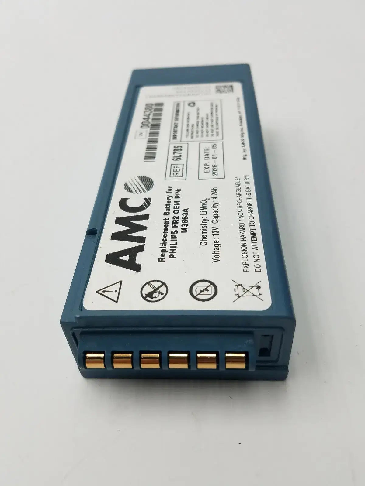 AMCO 6L785 Non-Rechargeable Replacement Battery - AED