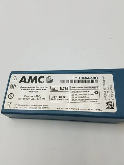 AMCO 6L785 Non-Rechargeable Replacement Battery - AED
