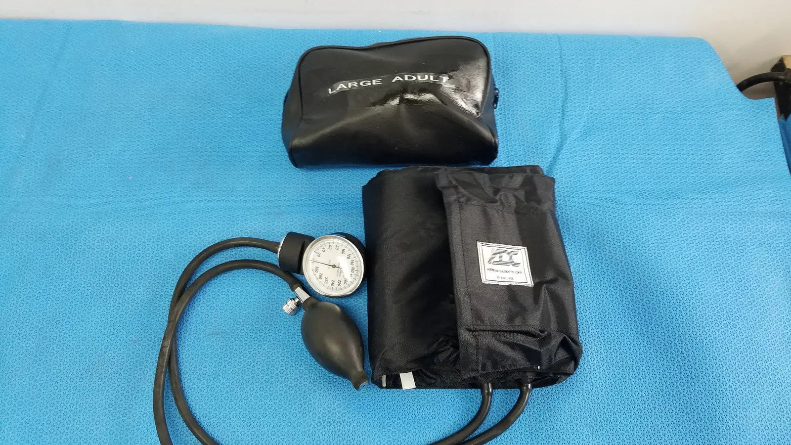 American Diagnostic Blood Pressure Cuff Large Adult with Sphygmomanometer