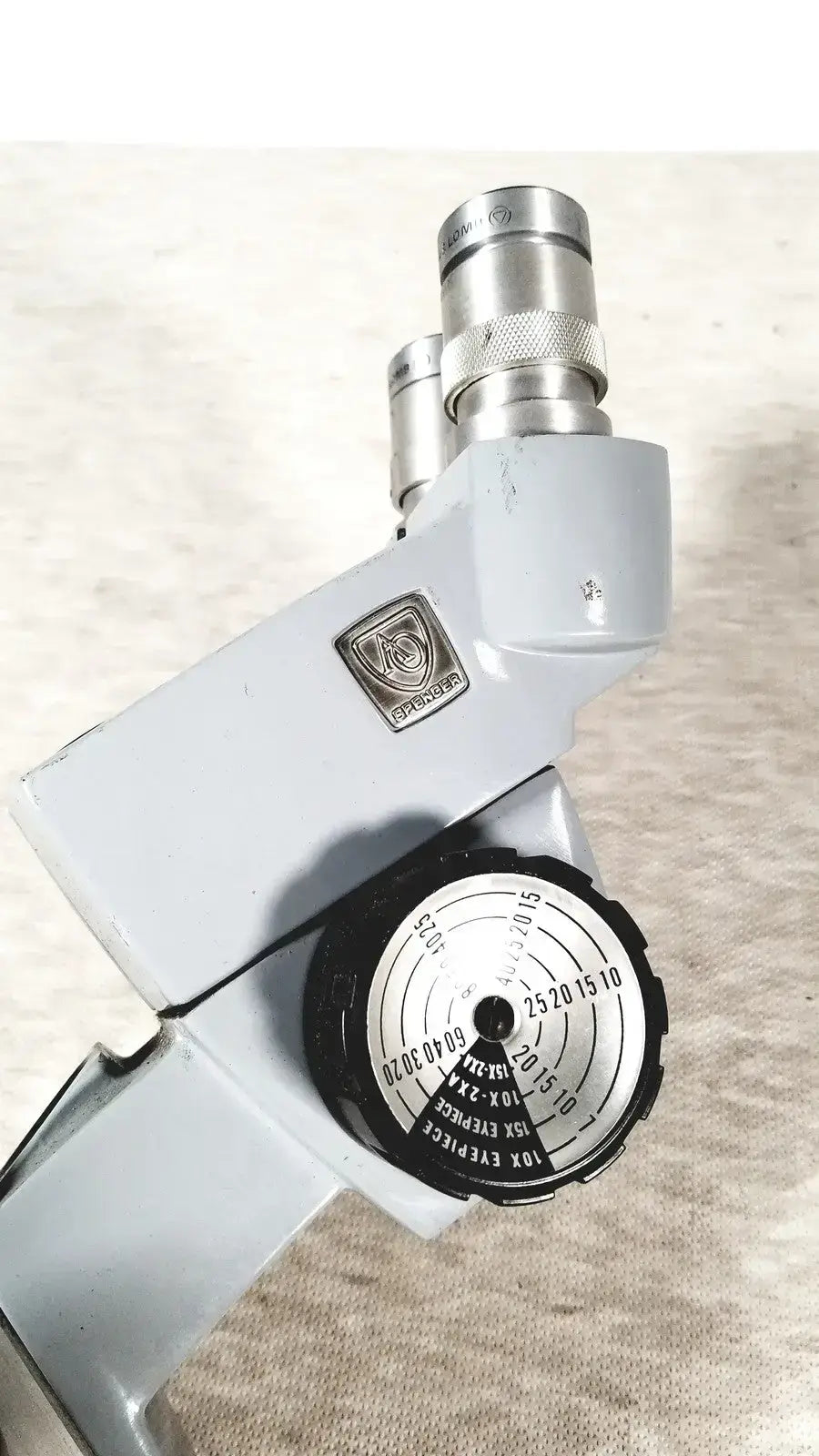 American Optical Binocular Microscope Head For Spencer