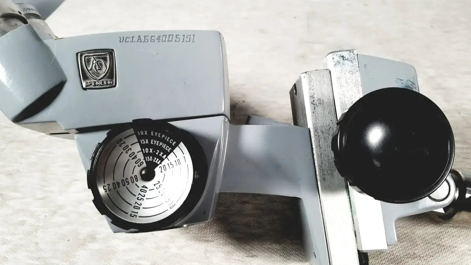 American Optical Binocular Microscope Head For Spencer