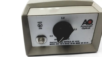 American Optical Model 655 115V 60HZ with Microscope Light Source Transformer