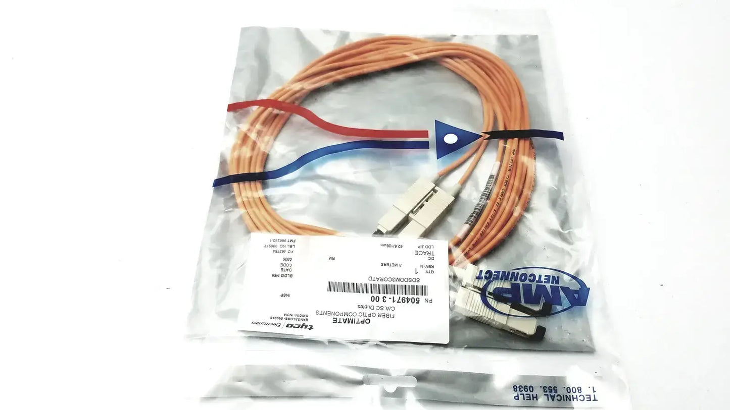 AMP Optimate Fiber Optic Components OF/A SC Duplex 504871-3-00 - Component