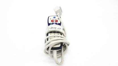 Anacom medtek b0857-088dj nurse call unit white coiled bedside control with keypad red emergency button and blue accents