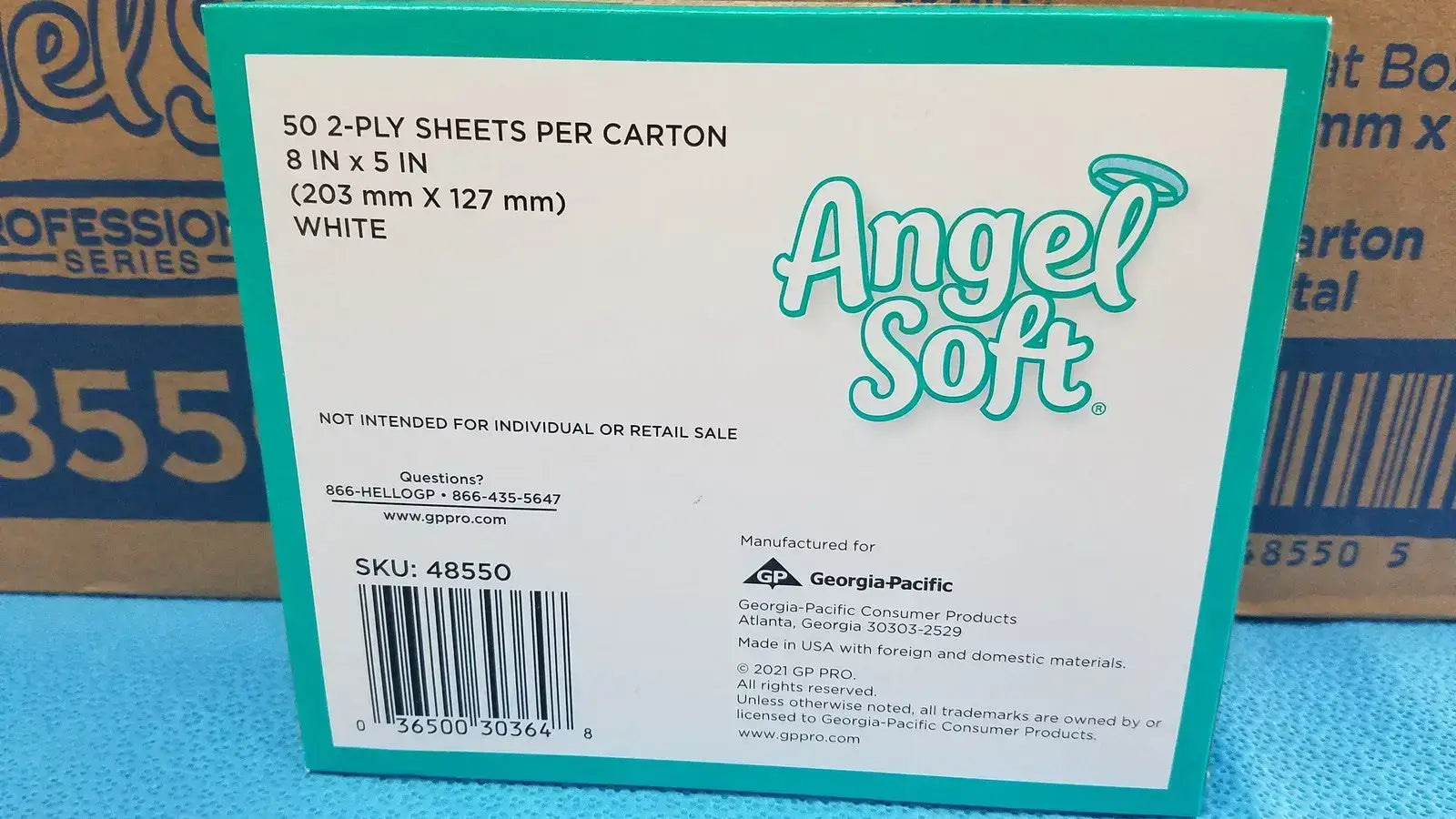 Angel Soft Professional Facial Tissue White 2-Ply - 40550