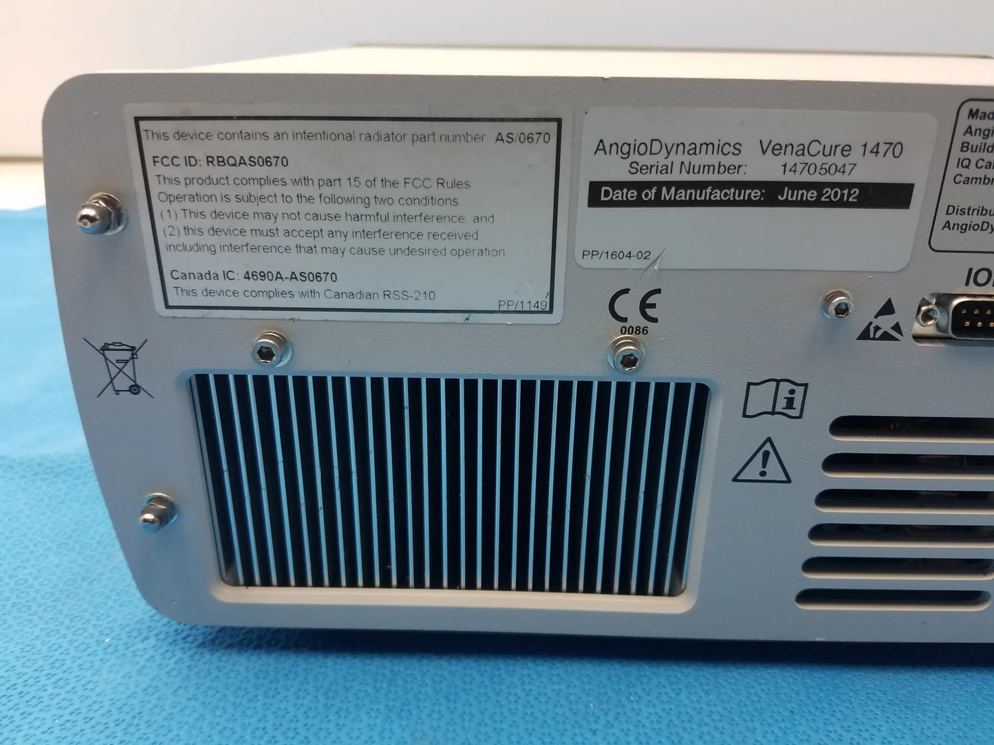 AngioDynamics Venacure 1470 Surgical Laser - Surgical/Endovenous System