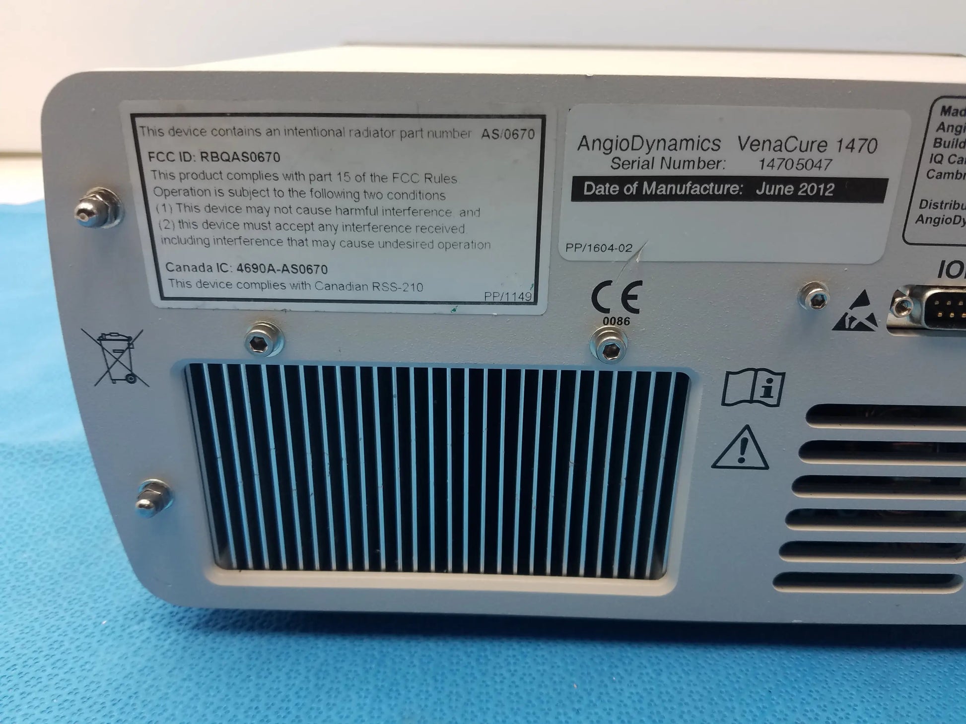 AngioDynamics Venacure 1470 Surgical Laser - Surgical/Endovenous System