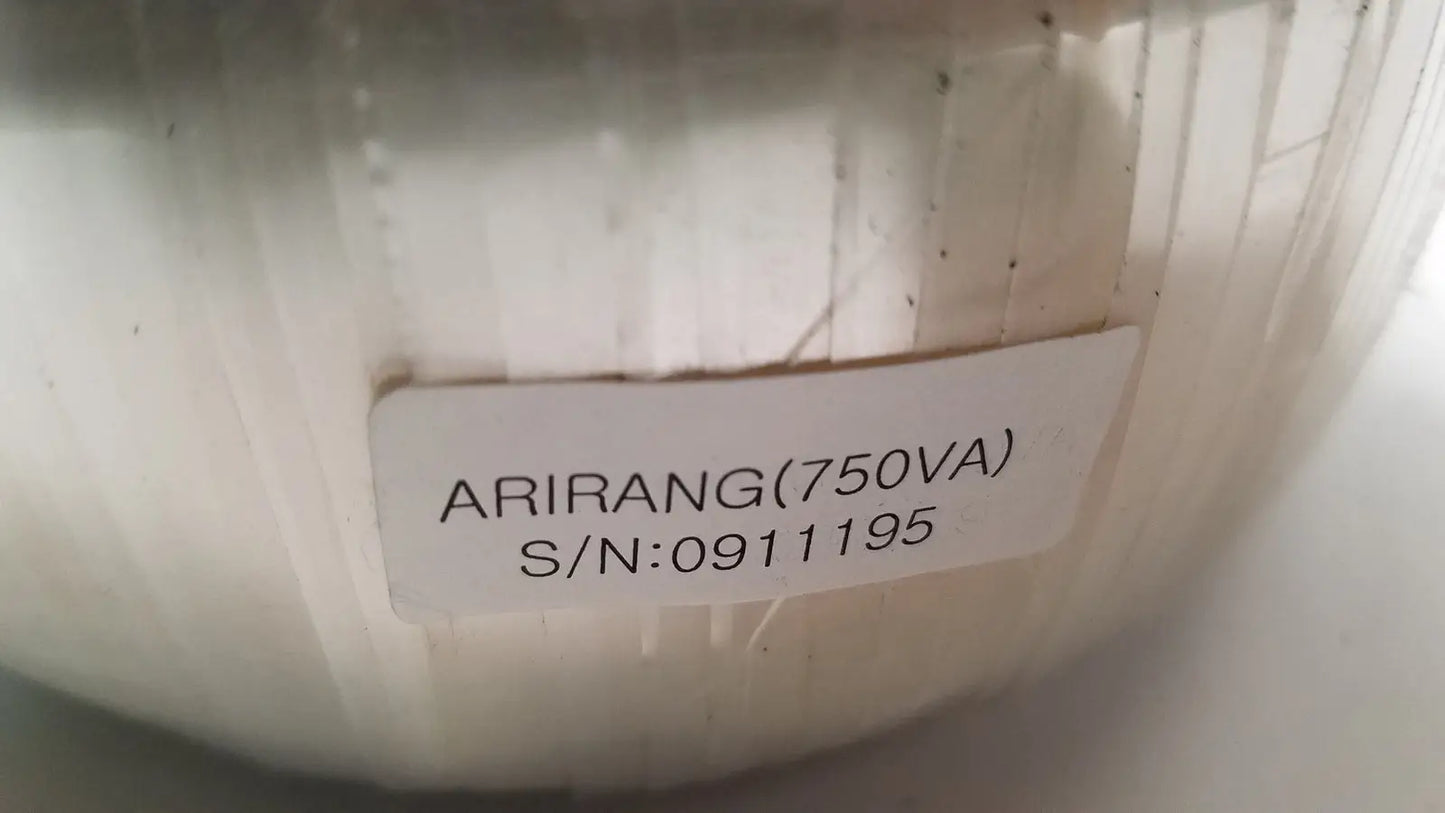Arirang 750VA S/N 0911195 Transformer