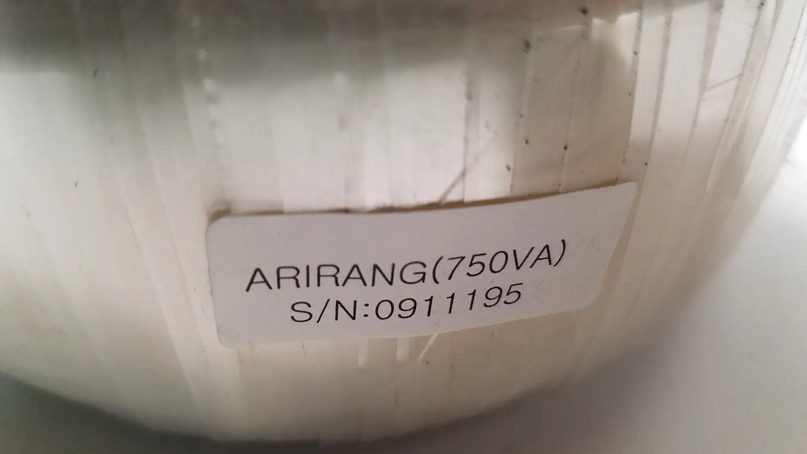 Arirang 750VA S/N 0911195 Transformer