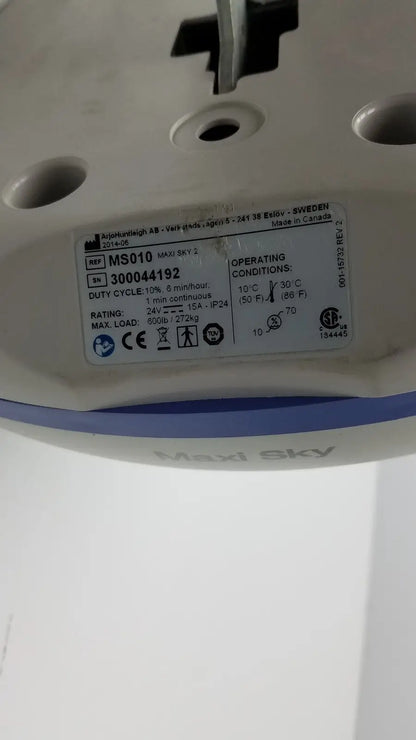 Arjo Maxi Sky 2 Patient Ceiling Lift Ref MS010