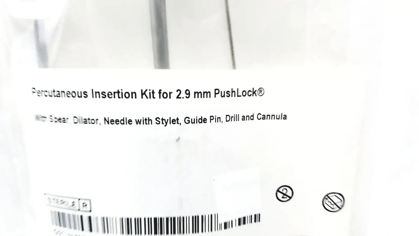 Arthrex REF AR-1923PK Kit for 2.9mm PushLock - Surgical Implant