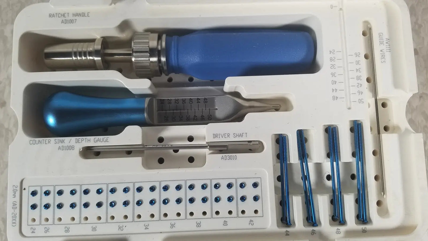 Ascension REF CSA-5001-001 Capture Screws & Instruments Shaft, Drill & Gage