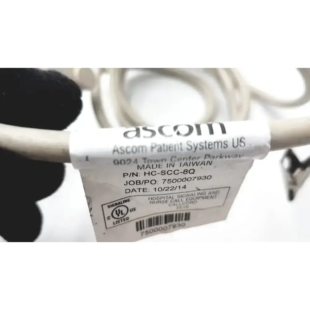 Ascom HC-SCC-8Q Patient Nurse Call Cord