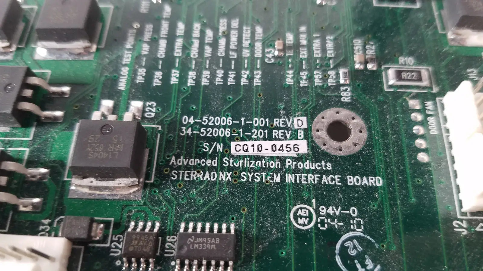 ASP Sterrad NX Sterilizer Universal Control Boards Assy 34-52006-1-201 - Board Assembly