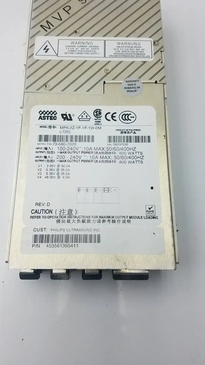 Astec MP6-2Z-1F-1F-1W-0M Modular Power Supply 73-560-7020 800W 453561395411