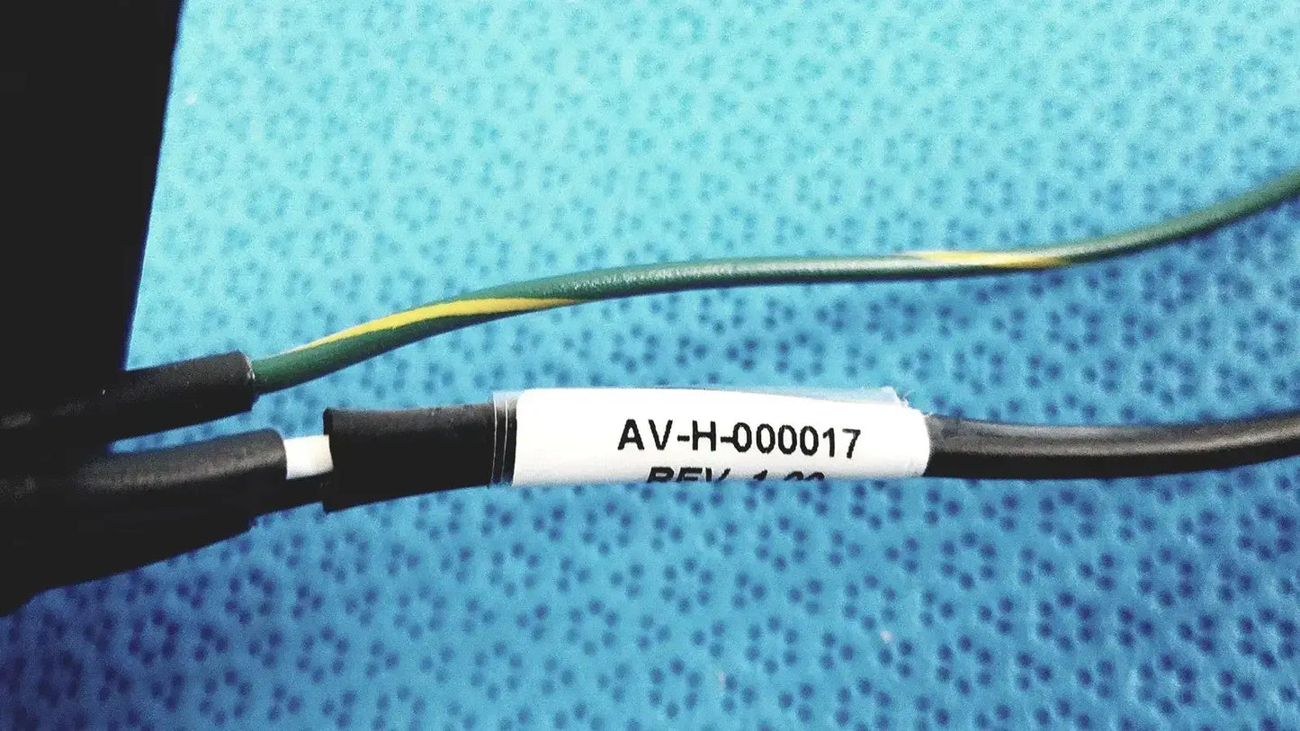 AV-H-000017 Power Inlet Cable with Mounting Bracket REV 1.00 - Assembly