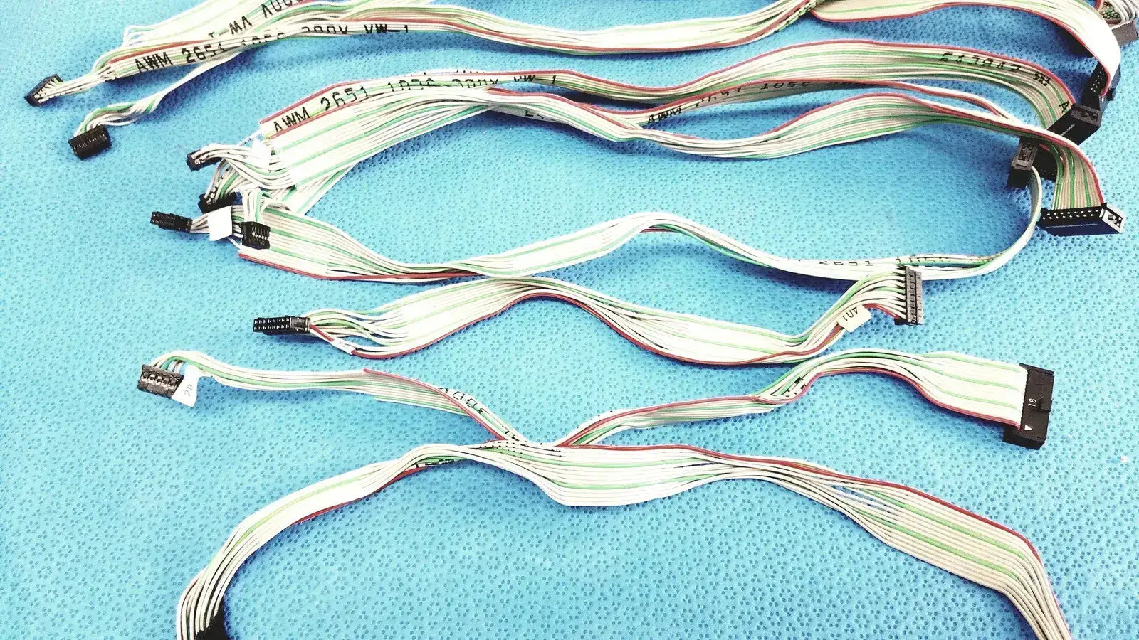 AWM Ribbon Cable Set Flat Multi-Pin IDC Connector - Assembly