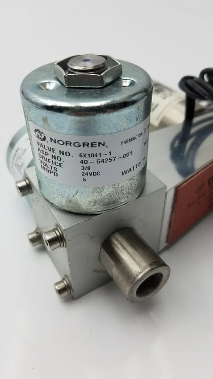 Baratron Pressure Transducer MKS 722A-25512 With Norgren Valve 6X1041-2