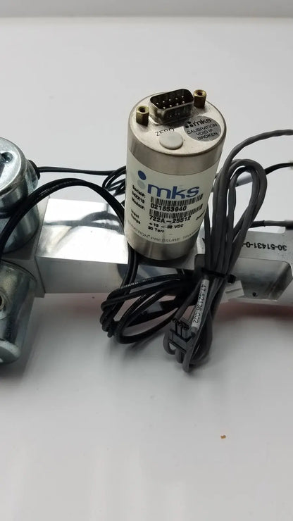 Baratron Pressure Transducer MKS 722A-25512 With Norgren Valve 6X1041-2
