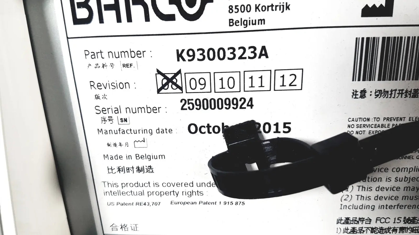 Barco Nio MDNC 3321 3MP 21’’ Color General Radiology Display (K9300323A)