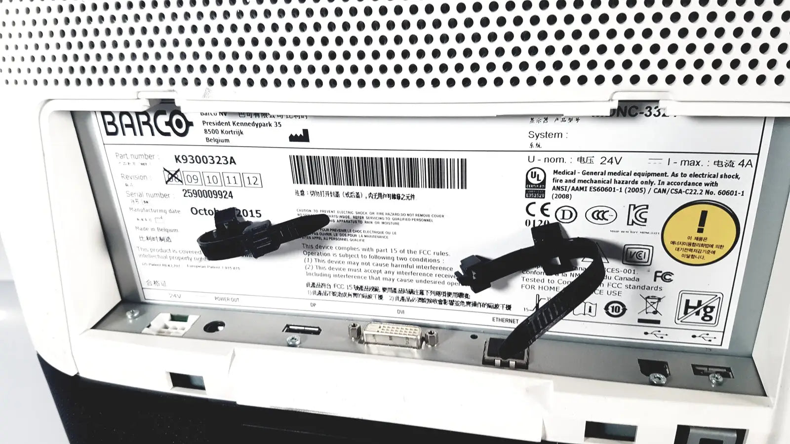 Barco Nio MDNC 3321 3MP 21’’ Color General Radiology Display (K9300323A)
