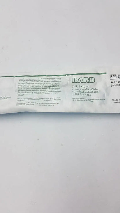 Bard Ref 0166L24 24FR 30cc - Foley Catheter