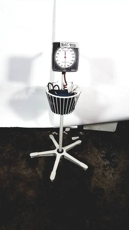 Baum Baumanometer Roll By Aneroid Sphygmomanometer Mobile Blood Pressure Unit