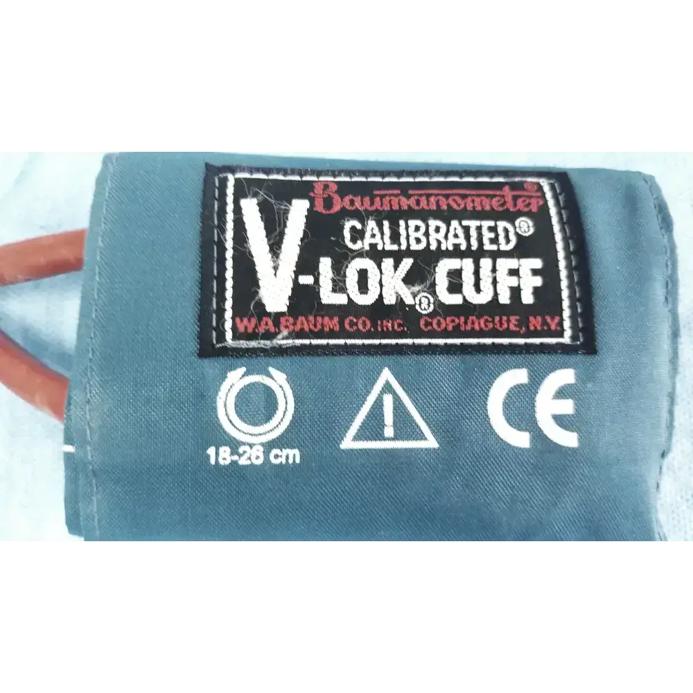Baumanometer Calibrated V-Lok Blood Pressure Cuff Child 18-26 CM